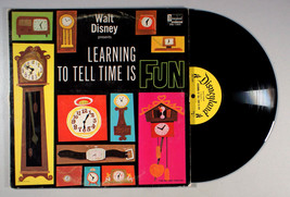 Disney - Learning to Tell Time is Fun (1964) Vinyl LP • Camarata, Laura Olsher - $11.61