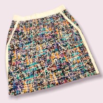 Etcetera colorful mini knee length skirt women’s size 4 - £35.79 GBP