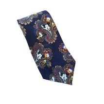 Disney Mickey Unlimited Mens Ties Blue Red Paisley Mickey Donald Goofy Pluto - £11.92 GBP