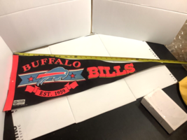 Vintage NFL Buffalo Bills Pennant 30&quot; Felt Full - £20.02 GBP