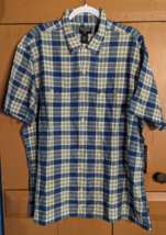 Ralph Lauren Polo Jeans Co. Checkered Casual Short Sleeve Dress Shirt Large Nwt - £26.82 GBP