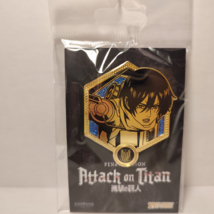 Attack On Titan Mikasa Ackerman Enamel Pin Official AoT Collectible Figure - £9.81 GBP