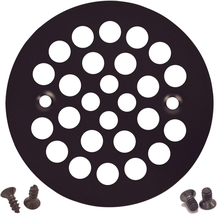 4-1/4&quot; round Shower Grate Drain Strainer Replacement Cover Oil Rubbed Br... - $684.41 MXN