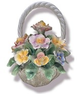 Capodimonte - Large Centerpiece Flower Basket - Made in Italy - RARE  12... - €169,49 EUR
