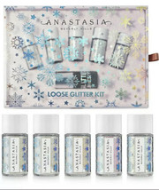 Anastasia Beverly Hills Makeup Loose Glitter Kit/Set 5 Loose Glitters 1 Adhesive - £28.28 GBP