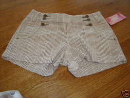 Girls Unionbay 10 Reg regular youth striped shorts NWT 26.00 ^^ - $12.86