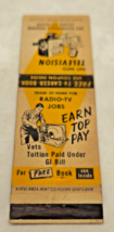 VTG Matchbook Radio Television Jobs VETS TUITION PAID LEARN AT HOME empty - $3.95