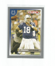 Peyton Manning (Indianapolis Colts) 2005 Topps Total Silver Parallel Card #338 - £7.38 GBP
