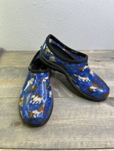 Sloggers Women&#39;s Waterproof Garden Shoe Comfort Insole, Goats Blue, Size 8 - £26.10 GBP