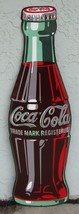 Rare Mint Signed Ande Rooney Metal Coke Bottle 44&quot; Tall Numbered 413/5000  - $1,385.99