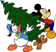 Mickey &amp; Donald with Tree Metal Cutting Die Card Making Scrapbooking Chr... - $12.00