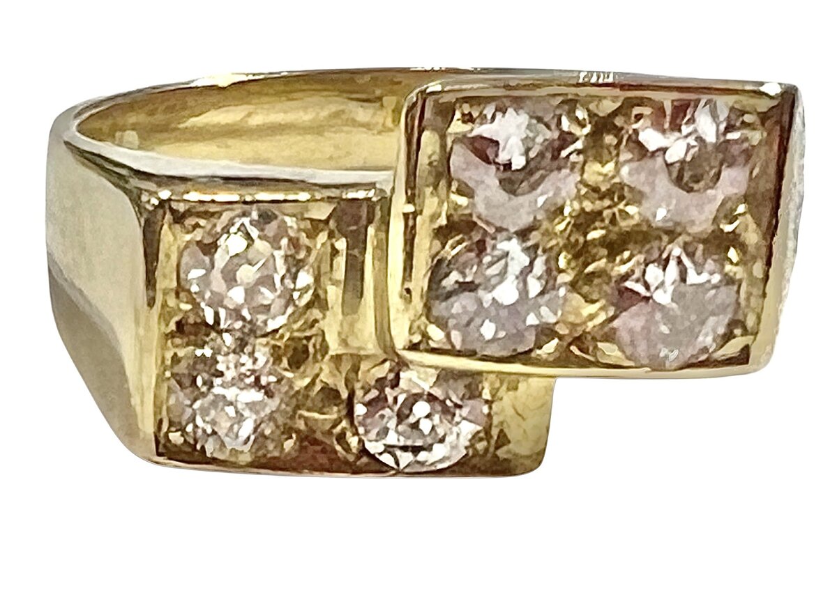 Men&#39;s Fashion Ring 18kt Yellow Gold 481301 - $639.00