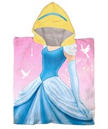 Disney Princess Girl&#39;s Cinderella Hooded Costume Poncho Bath Beach Towel - €11,39 EUR