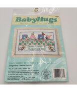 Vintage Baby Hugs Birth Record Cross Stitch Kit New 1989 Precious Keepsakes - €5,94 EUR