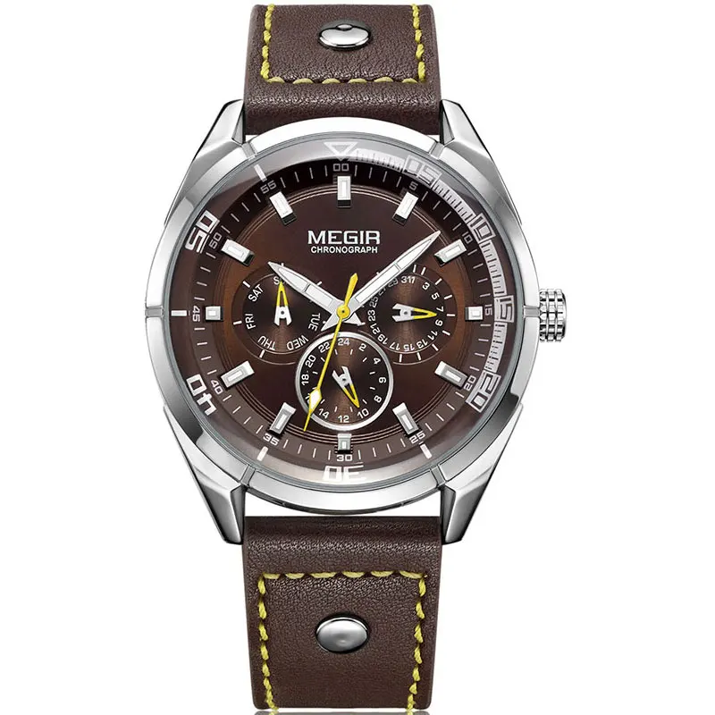 Men Watches Luxury Tp Brand Leather Quartz Watch Fashion Wrist Watches f... - £30.11 GBP
