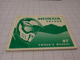 OEM Honda Owners Manual 1997 97 XR100R XR 100 R XR100  00X31-KN4-7200 - £19.72 GBP