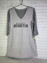 Harry Potter Hogwarts Quidditch Pajama Sleepwear Dress Fleece Womens Juniors M - £13.54 GBP