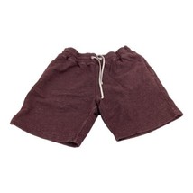 H&amp;M Basic Active Wear Woman Shorts Small Maroon / Purple Drawstring - £9.14 GBP