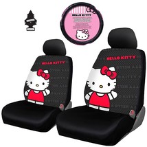 New Design Hello Kitty Core Car Seat Cover with Steering Wheel Cover and Air - £58.90 GBP
