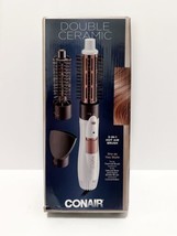 Conair Double Ceramic 3-in-1 Hot Air Brush, Dry as You Style, White - $29.50