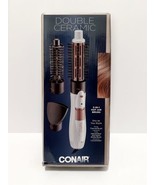 Conair Double Ceramic 3-in-1 Hot Air Brush, Dry as You Style, White - £23.51 GBP