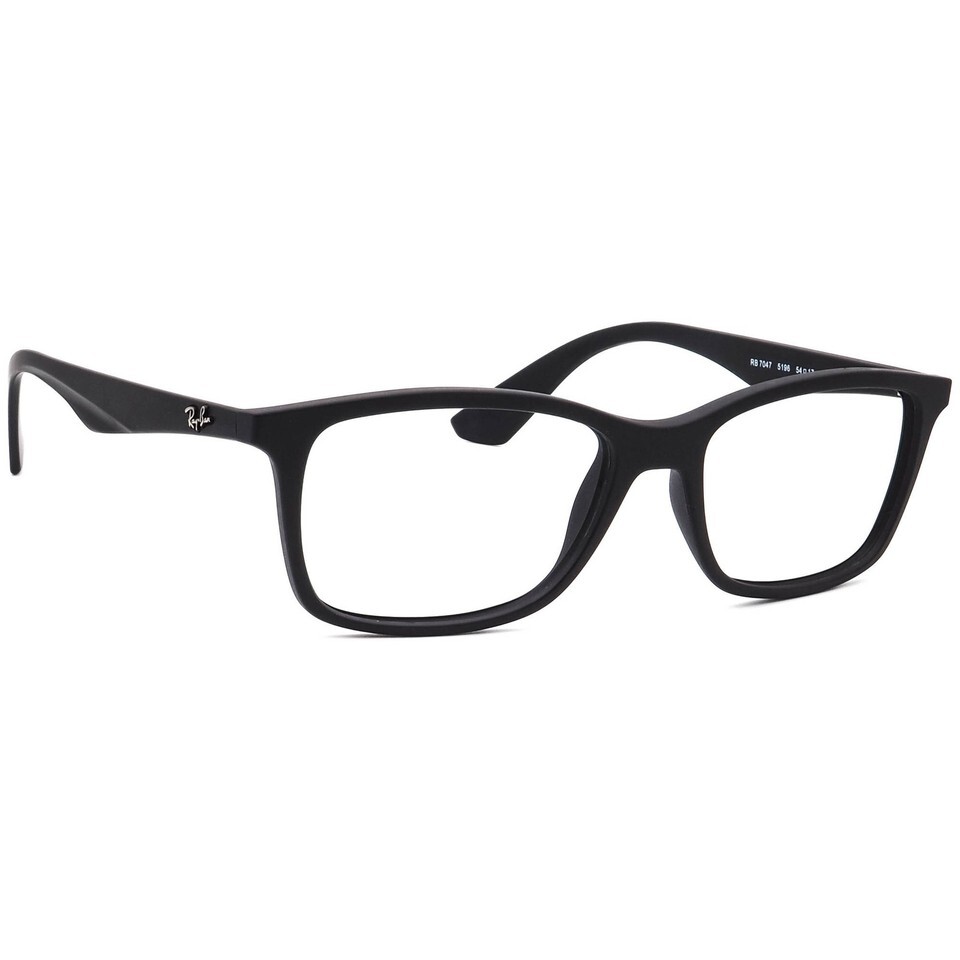 Ray-Ban Eyeglasses RB 7047 5196 Matte Black Square Frame 54[]17 140 - $79.99