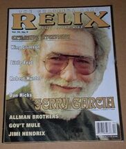 Jerry Garcia Relix Magazine Vintage 1995 Allman Brothers Gov't Mule Jimi... - $39.99