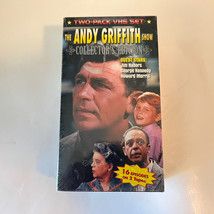 Andy Griffith Show Collectors Edition VHS 2 Pack Set New Sealed 16 Episo... - £14.05 GBP