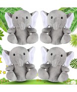 4 Pieces Mini Elephant Stuffed Animals Elephant Plush Toys 4 Inches Plus... - £20.02 GBP