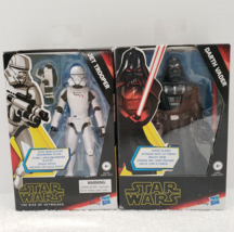 Star Wars 2019 Skywalker Galaxy Of Adventures Darth Vader &amp; Jet Trooper Figures  - £11.86 GBP