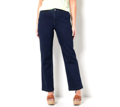 Candace Cameron Bure Pacific Denim Maritime Wide-Leg Jeans Ventura Dark Rinse 12 - £27.10 GBP