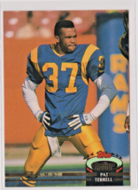 Pat Terrell Los Angeles Rams Safety 1992 Stadium Club Card # 45 - £1.26 GBP