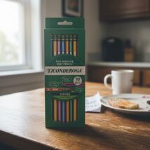 Pre-Sharpened #2 HB Striped Wood-Cased Pencils, Assorted Colors, Latex-F... - $7.51