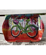 Leoma Lovegrove Bicycle Melamine Tray Florida Girl Color Pop 8 1/4” X 5 ... - $19.88 CAD