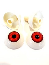 Pair of Realistic Acrylic Eyes for Halloween Props, Masks, Dolls or Bear... - £9.54 GBP