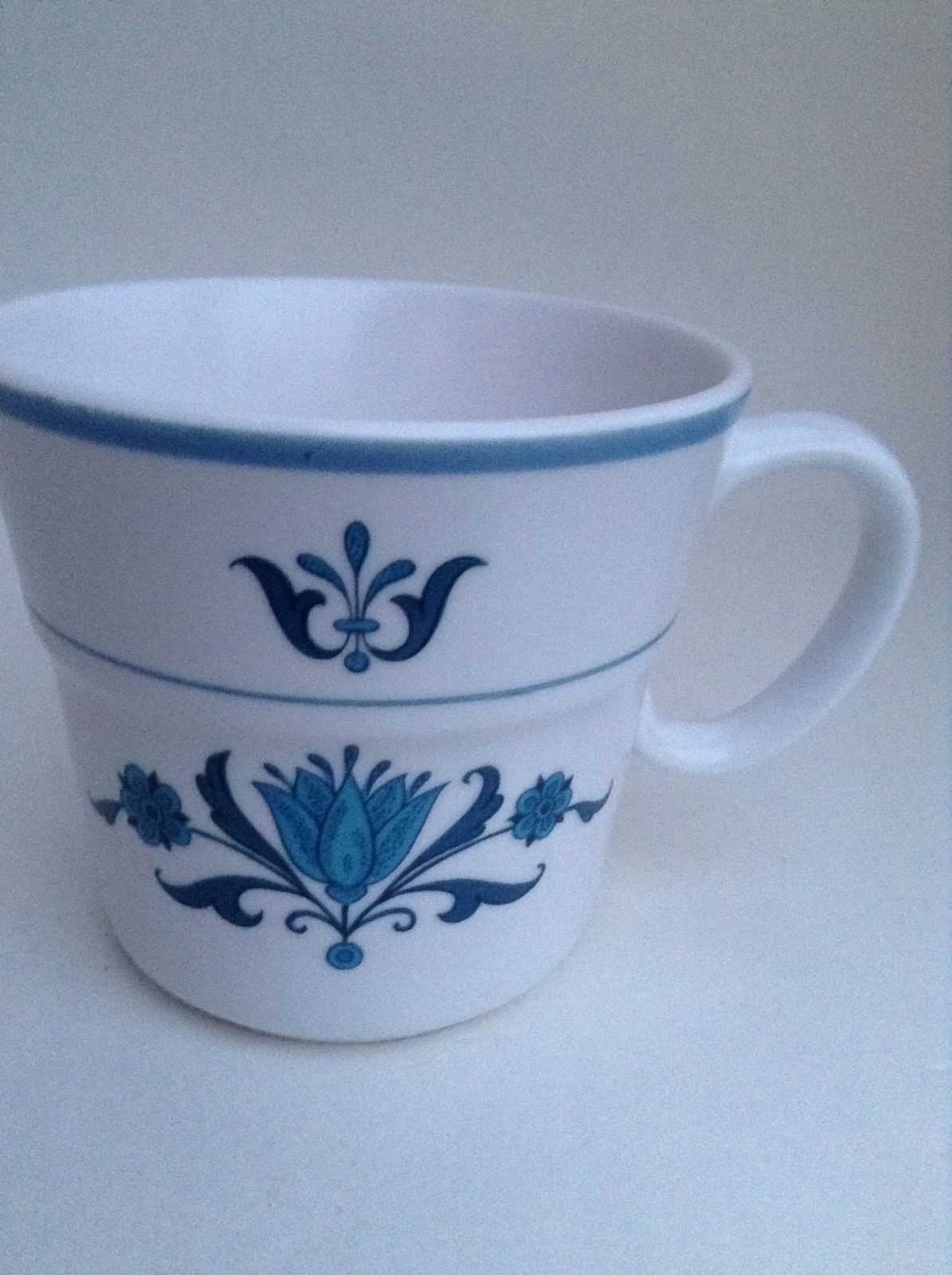 Noritake Progression China Tea Coffee Cup Blue Haven Japan 9005 - $4.74