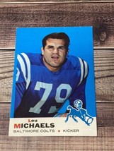 1969 Topps #116 Lou Michaels Baltimore Colts Football Card - £4.73 GBP