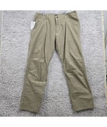 Kuhl Revolvr Pants Mens 38x32 Khaki Straight Vintage Patina Dye Outdoors... - $89.95