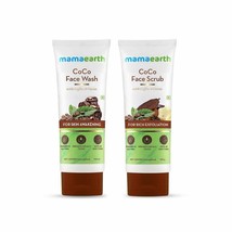 Mamaearth Coco Deep Cleanse Express Kit (Face Wash 100ml &amp; Face Scrub 100g) - £17.44 GBP