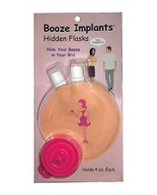 Booze Implants 4 Oz Hidden Flask Novelty Gag Gift - £10.38 GBP