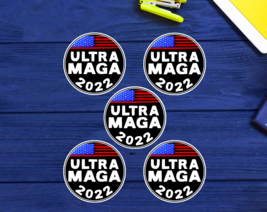 ULTRA MAGA ( X 5) Donald Trump Joe Biden Sticker Decal 2&quot; Ultra America Vinyl - £3.96 GBP