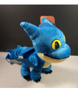How to Train Your Dragon Rescue Riders Winger 9" Blue RARE Plush DreamWo... - $23.46