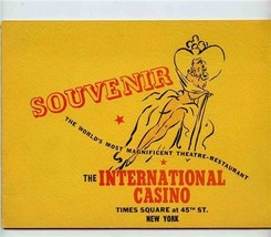 International Casino Souvenir Photo Times Square New York City 1930&#39;s - £29.48 GBP