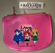 Pink Magic Knight Rayearth Zipper Coin Purse Japanese Import 1995 Hikaru... - $18.99