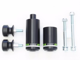 OES Frame Sliders &amp; Swingarm Spools 2003 2004 ZX6RR ZX6R 636 No Cut - £66.64 GBP