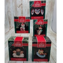 Christmas Ornaments Vintage Keepsake Hallmark Lot Of Five - £18.18 GBP