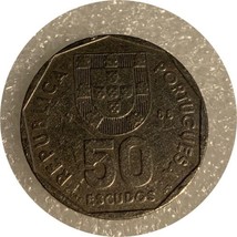 1988 Portugal 50 Escudos VF - £0.55 GBP