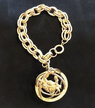 Trifari Vintage Zodiac Bracelet (Cancer June 22-July 23) - £98.92 GBP