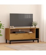 vidaXL TV Cabinet Oak Solid pine wood with an oak finish Medium - €163,38 EUR