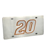 Orange 20 Logo Silver Mirrored License Plate / Car Tag - £11.84 GBP